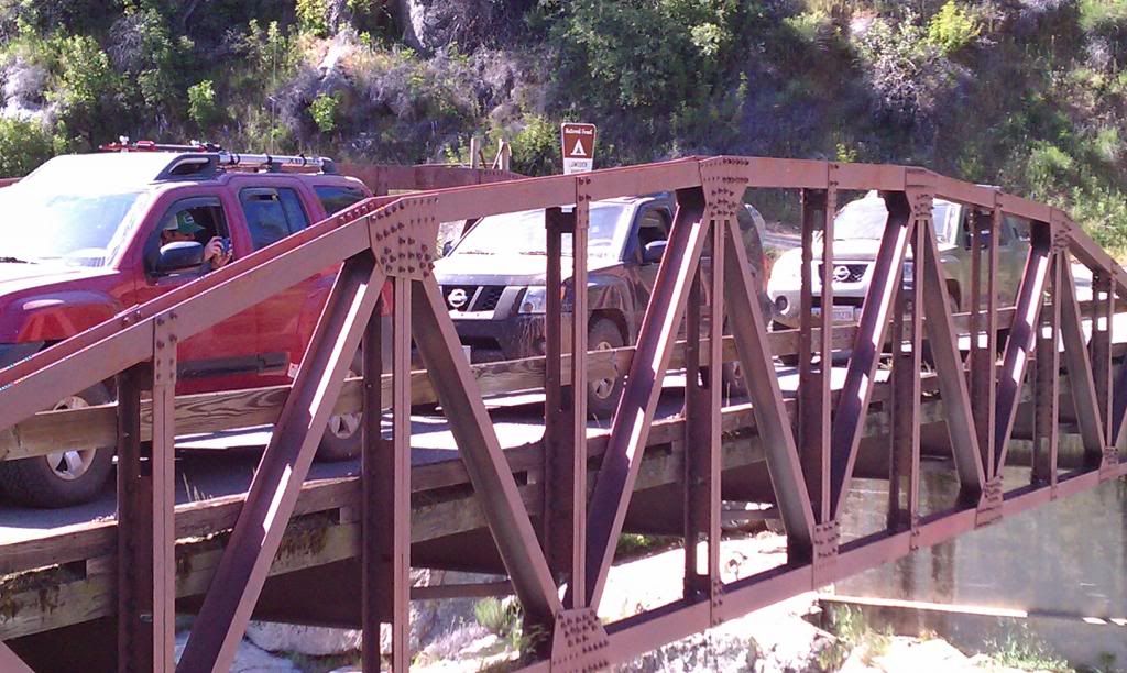 Pictures of Clavey / Lumsden River Bridges loop last weekend April 20th